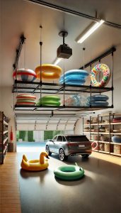 15 Smart Pool Float Storage Ideas to Maximize Space - FarmFoodFamily