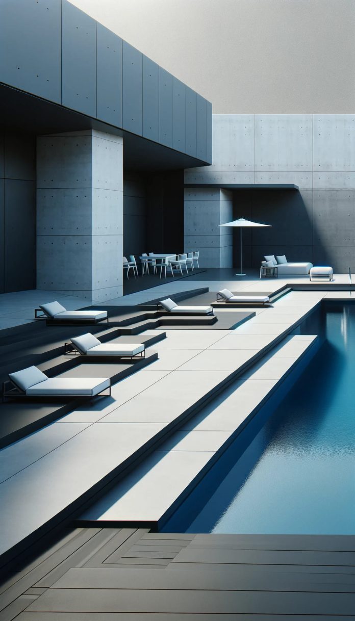 Photo inspiration: 30 Modern Pool House Ideas Guest Ready Comfort With Modern Photo Inspiration
