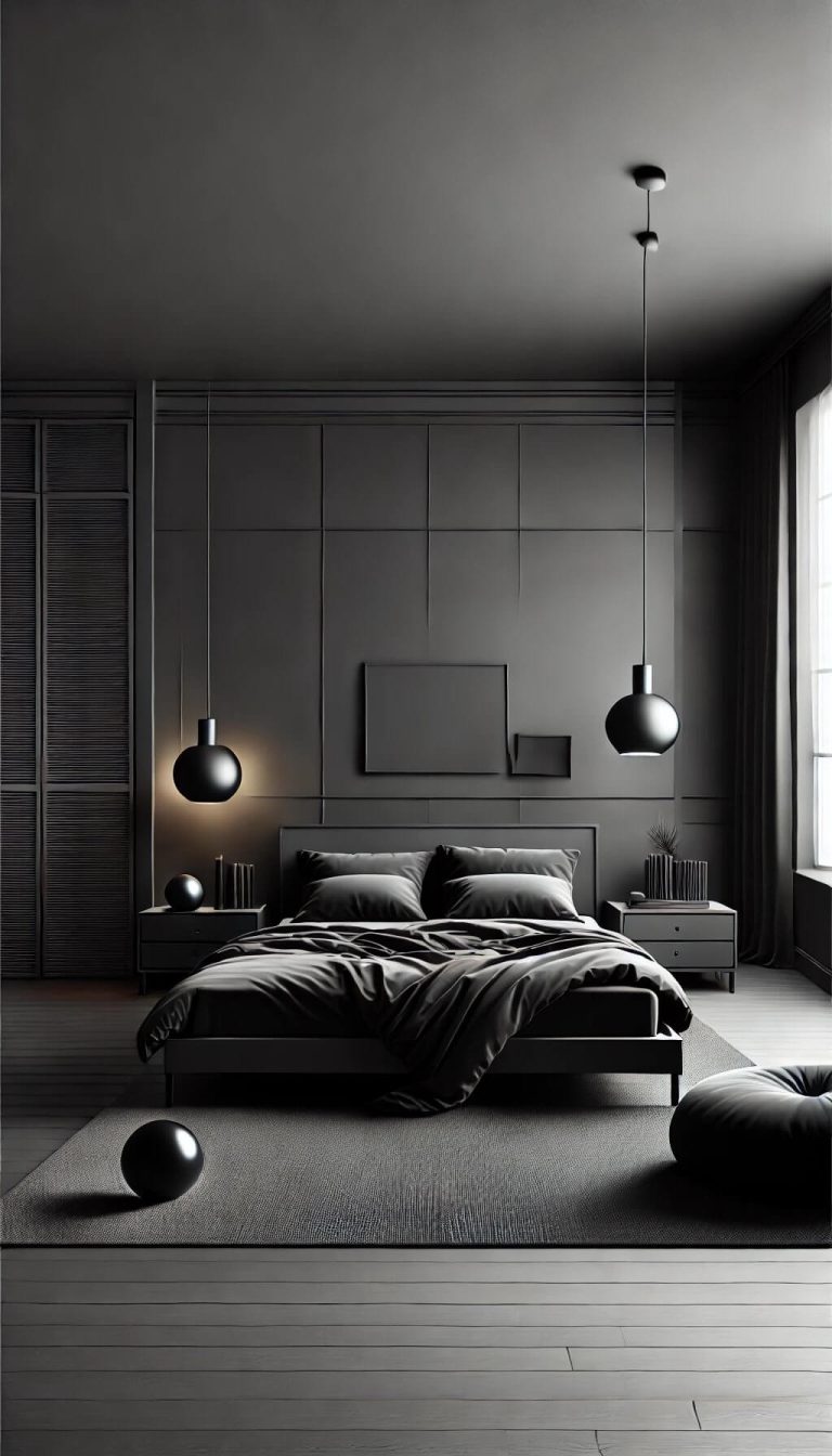 45+ Cozy Black Bedroom Ideas for the Ultimate Comfort (2024)