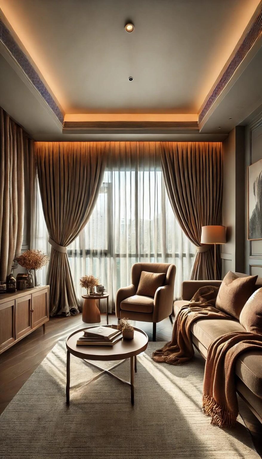 15 Must-See Curtains That Perfectly Match Grey Walls and Brown ...