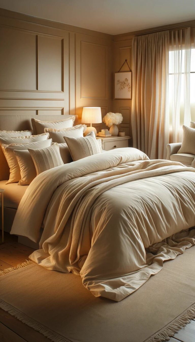 What Color Bedding Goes Best With Beige Walls? (13 Options)