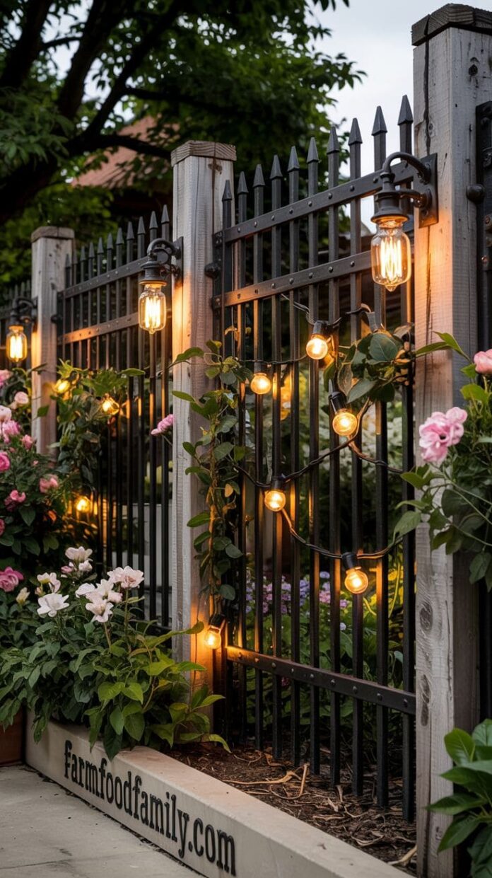 45 Creative Fence Lighting Ideas for a Magical Outdoor Space (2025)
