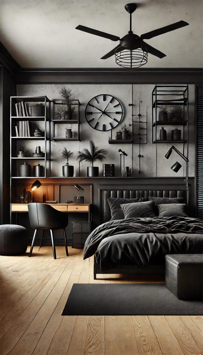 45+ Cozy Black Bedroom Ideas for the Ultimate Comfort (2024)