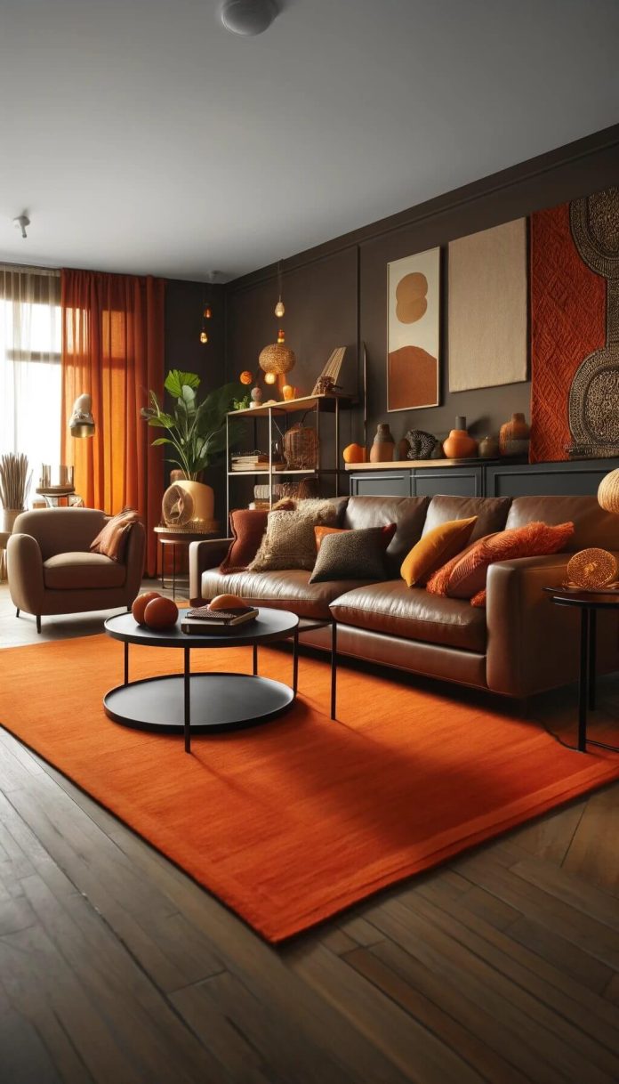 15+ Amazing Rug Colors to Pair with Your Dark Brown Leather Couch