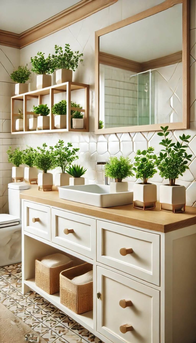 45+ Unique Bathroom Ideas with Plants That Transform Your Home