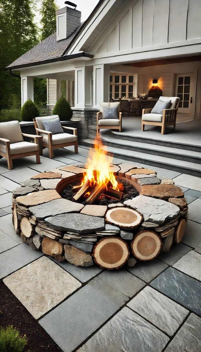 15 Stunning Rustic Fire Pit Ideas to Cozy Up Your Backyard (2024)