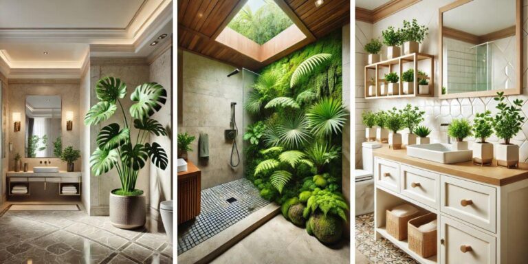 45+ Unique Bathroom Ideas with Plants That Transform Your Home