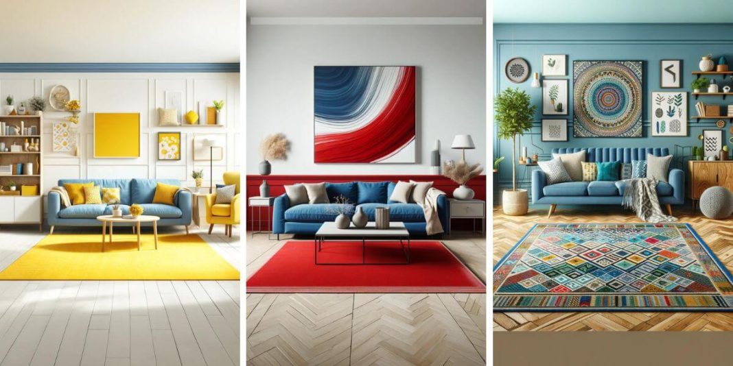 10 Best Rug Colors for Blue Couches to Complete Your Space