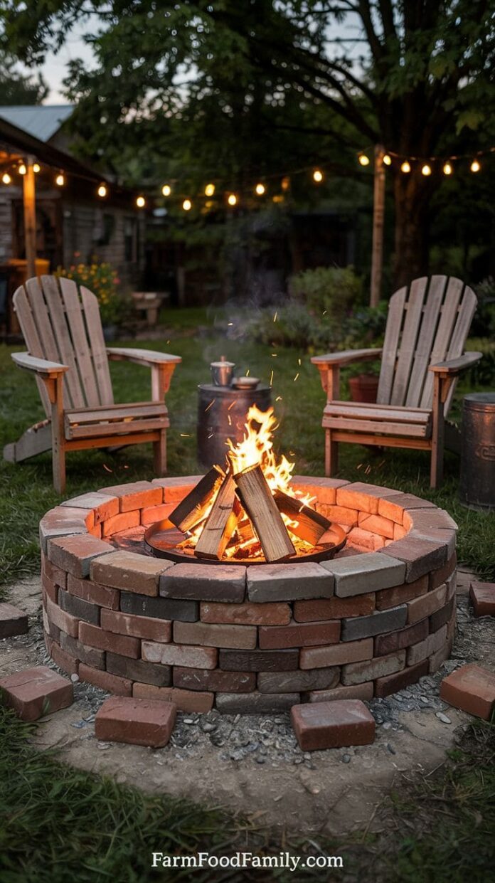 40+ Easy Brick Fire Pit Ideas to Elevate Your Outdoor Space (2026)