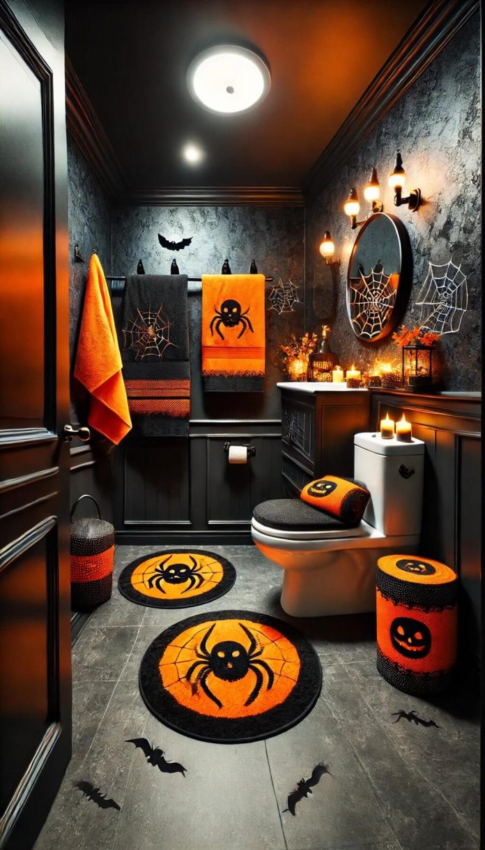 20 Terrifying Spooky Halloween Bathroom Ideas That Will Amaze Your
