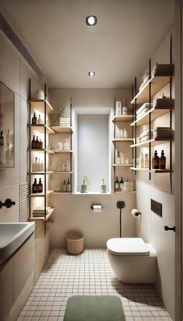 20 Genius Narrow Bathroom Ideas That Boost Functionality (2024)