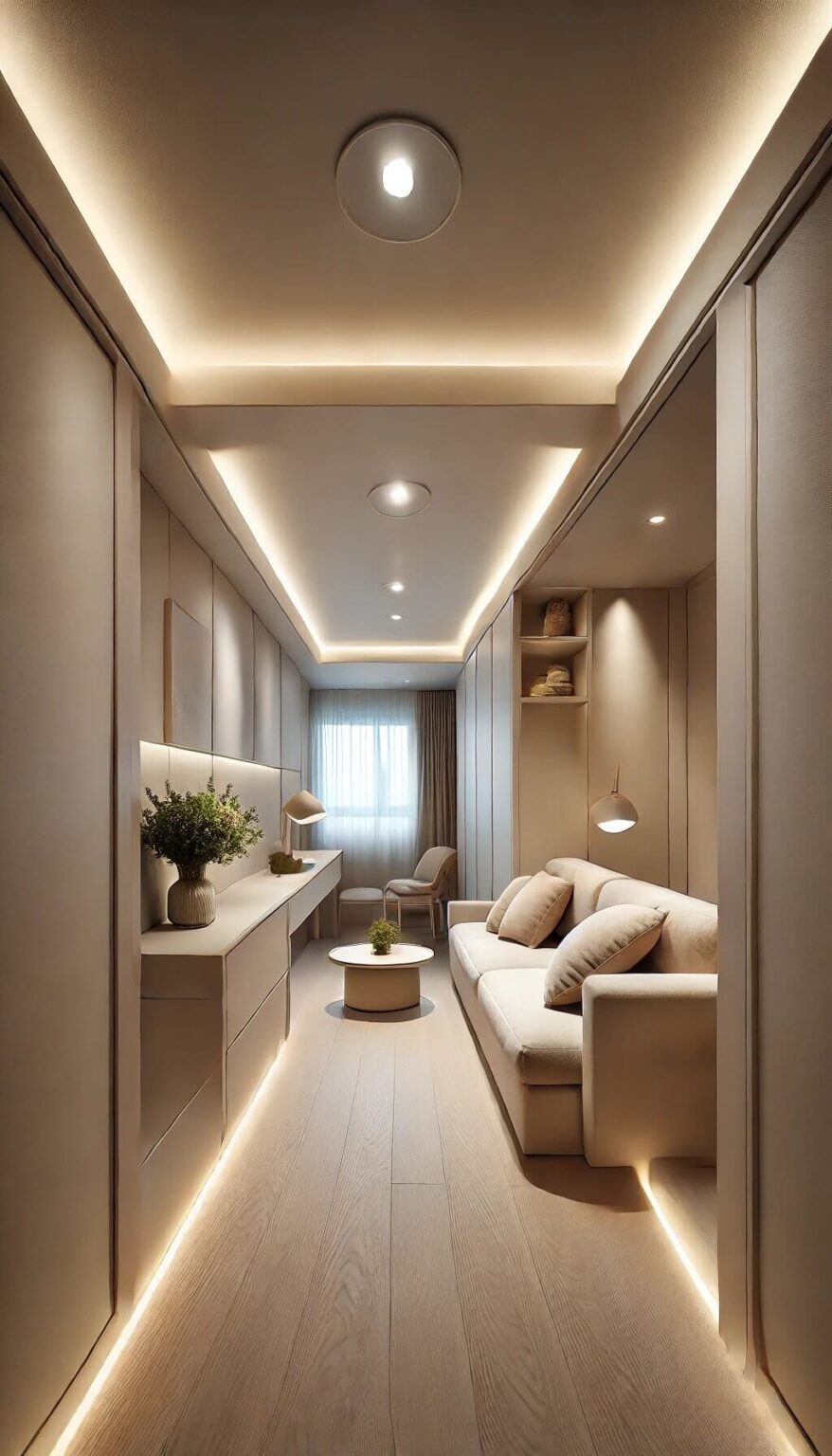 Gallery Detail: 20 Stunning Narrow Living Room Ideas That Maximize Space 2024