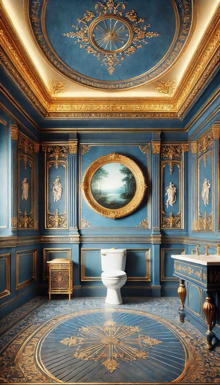15+ Elegant Blue and Gold Bathroom Ideas for Instant Luxury (2024)