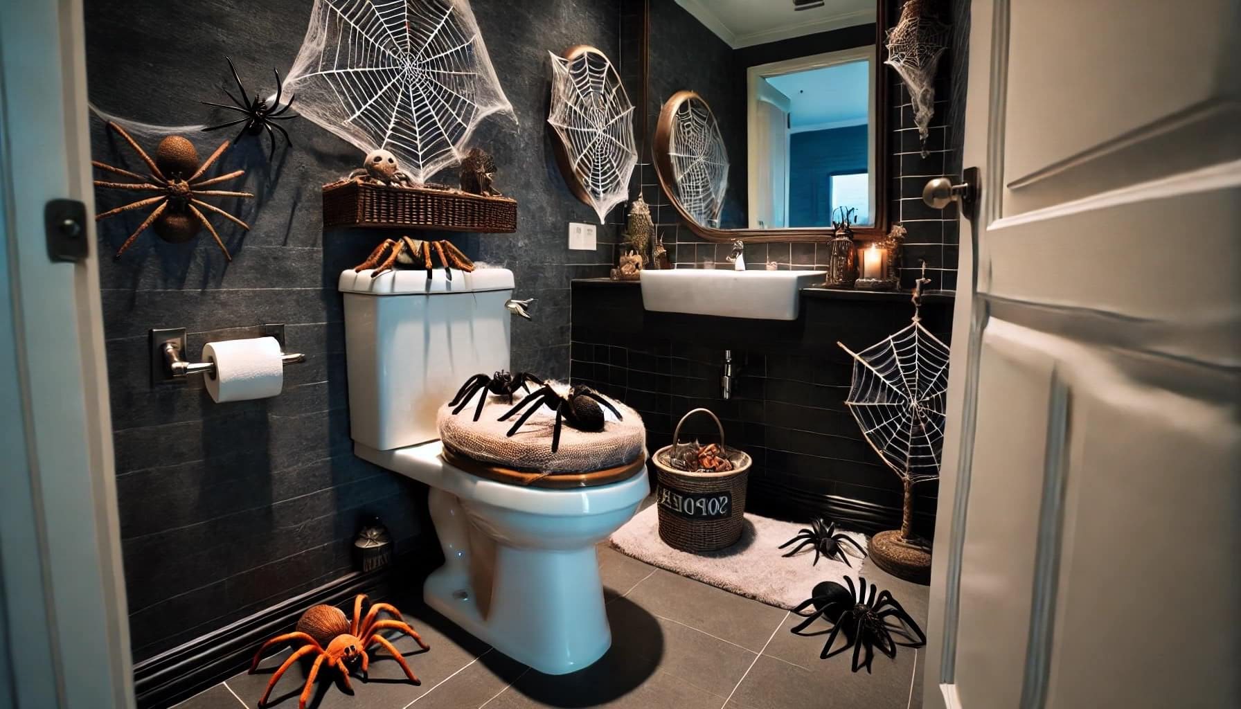 20 Terrifying Spooky Halloween Bathroom Ideas That Will Amaze Your