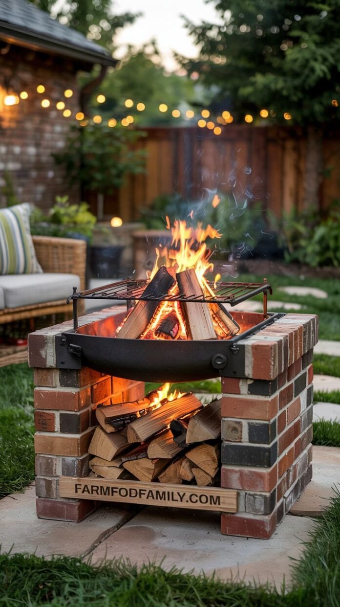 40+ Easy Brick Fire Pit Ideas to Elevate Your Outdoor Space (2026)