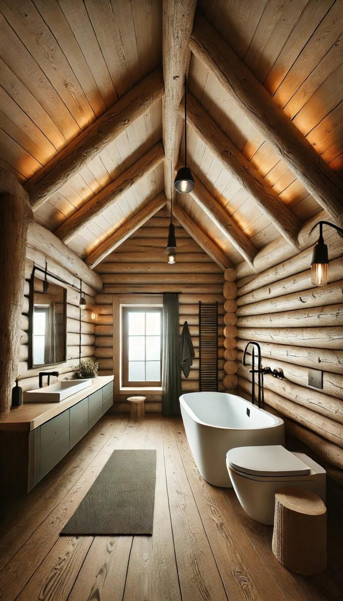 15+ Vintage Log Cabin Bathroom Ideas for Timeless Charm (2024)