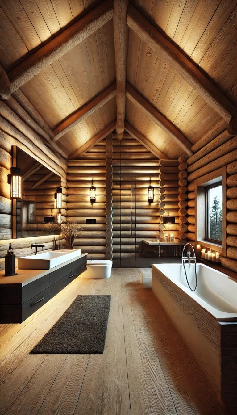15+ Vintage Log Cabin Bathroom Ideas for Timeless Charm (2024)
