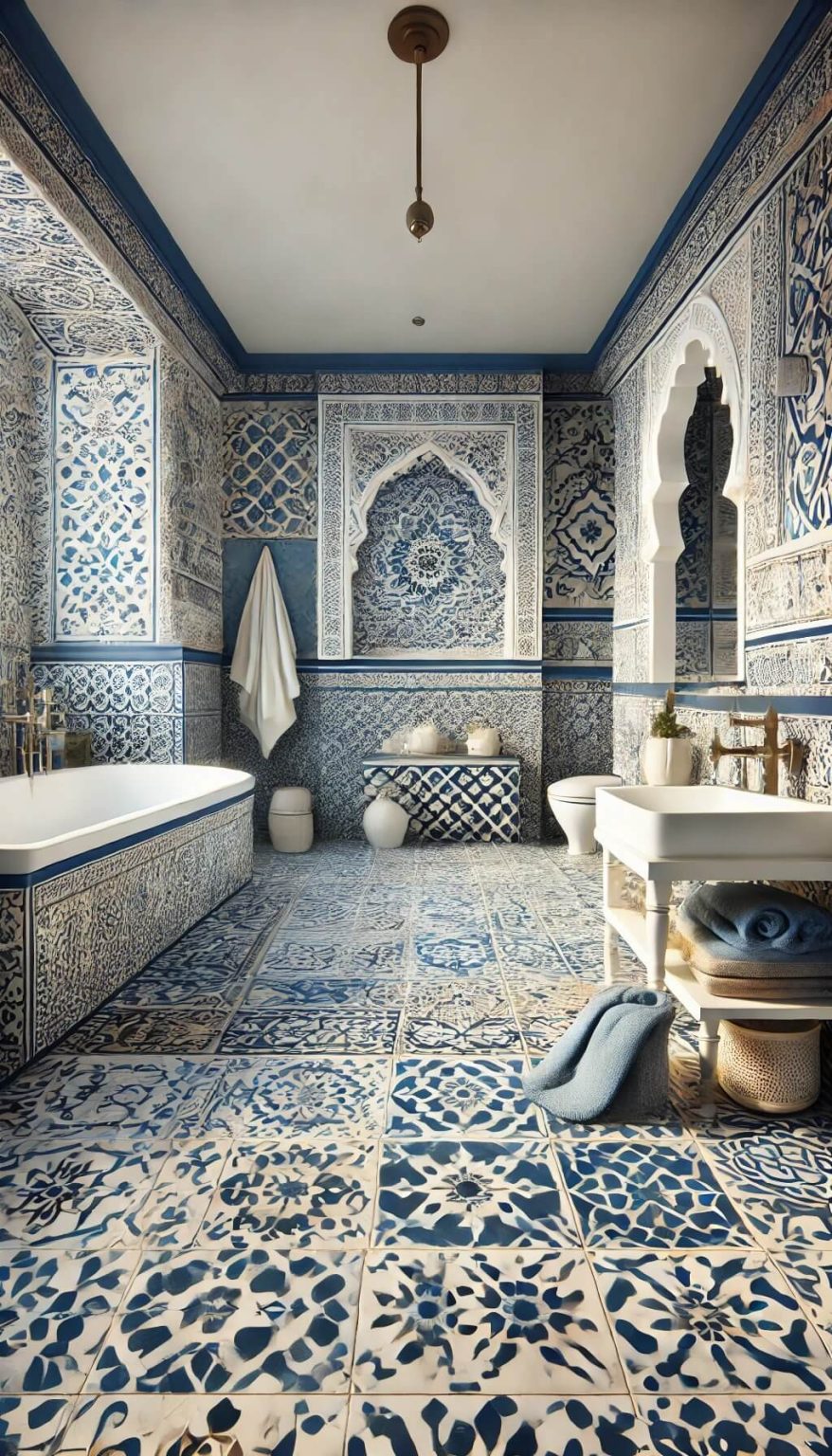 20 Charming Blue and White Bathroom Ideas to Transform Your Space (2024)