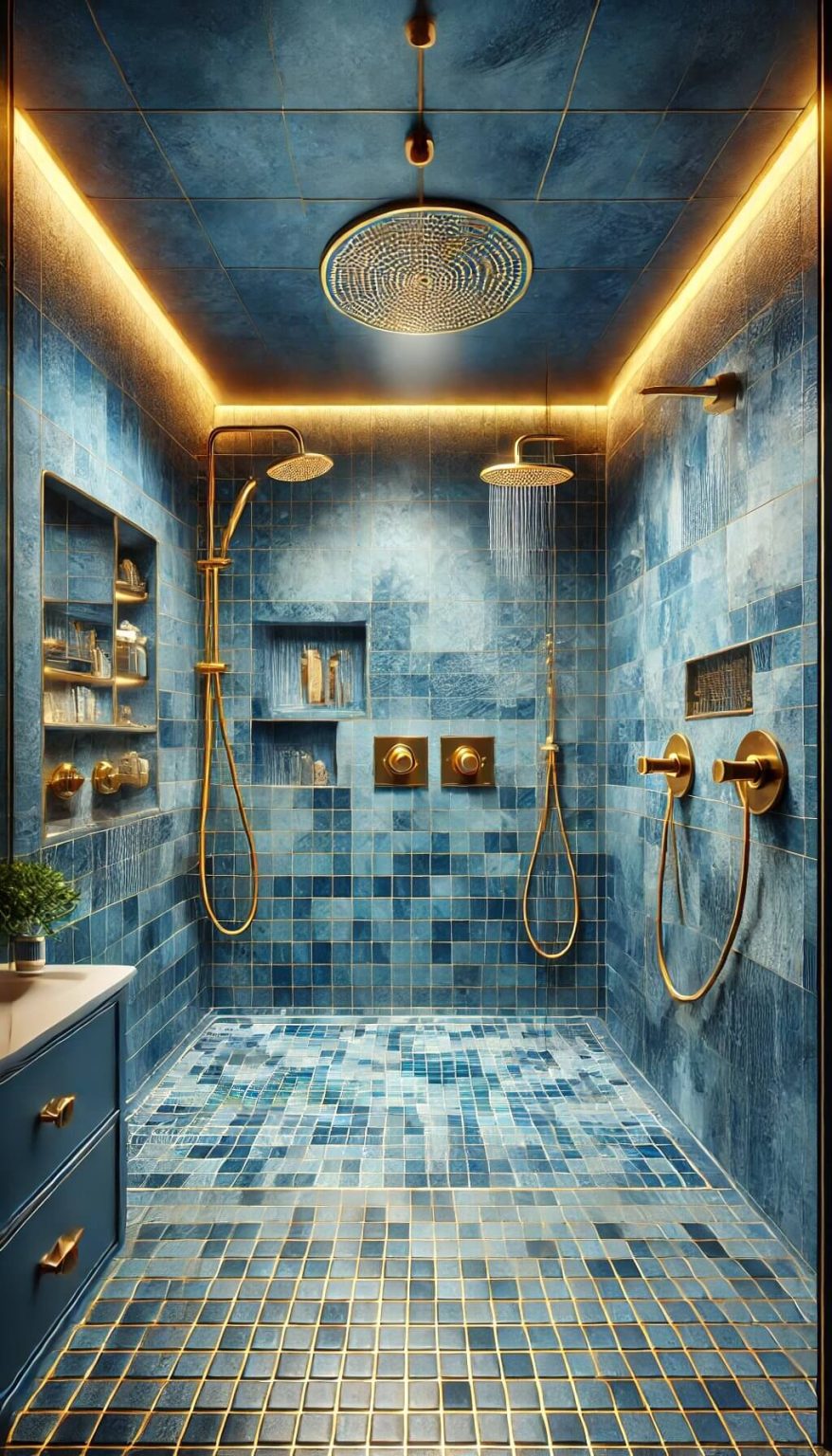 15+ Elegant Blue and Gold Bathroom Ideas for Instant Luxury (2024)
