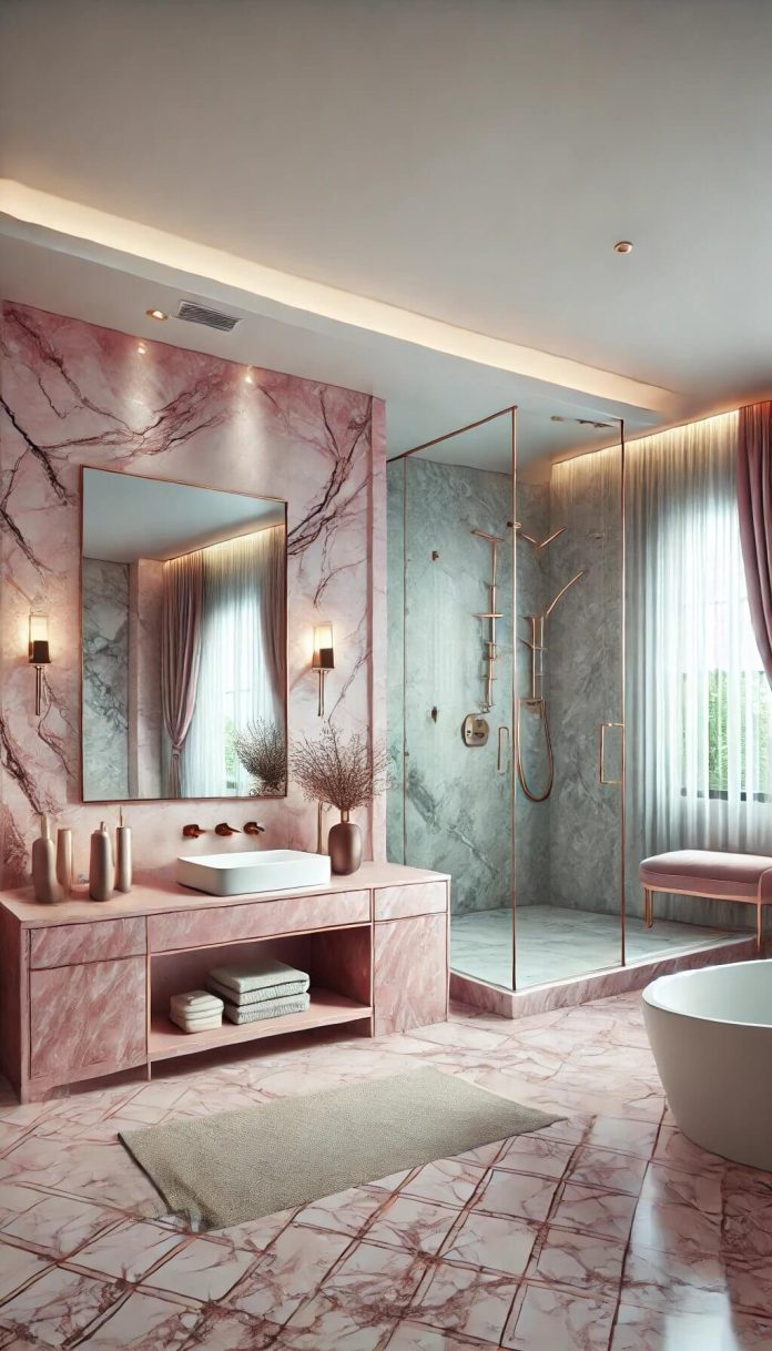 15+ Stylish Pink and Grey Bathroom Ideas for a Perfect Makeover (2024)