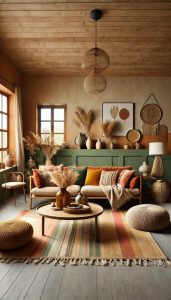 55 Vibrant Boho Living Room Ideas for a Stylish Makeover (2024)