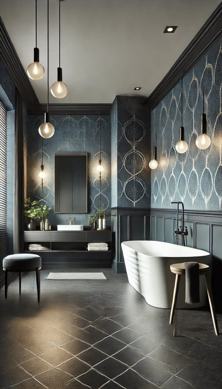 15+ Bold Navy Blue Bathroom Ideas That Make a Statement (2024)