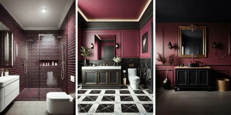 15+ Gorgeous Burgundy Bathroom Ideas for a Luxurious Look
