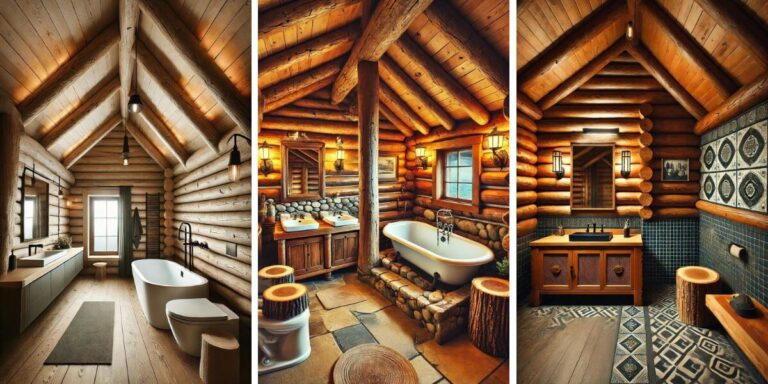 15+ Vintage Log Cabin Bathroom Ideas for Timeless Charm