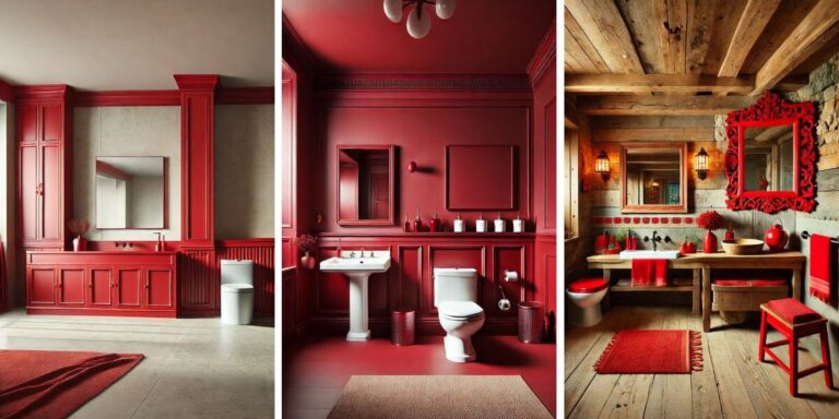15+ Gorgeous Red Bathroom Ideas to Revamp Your Home