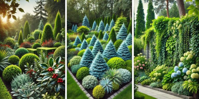 20 Whimsical Evergreen Landscaping Ideas for Year-Round Beauty