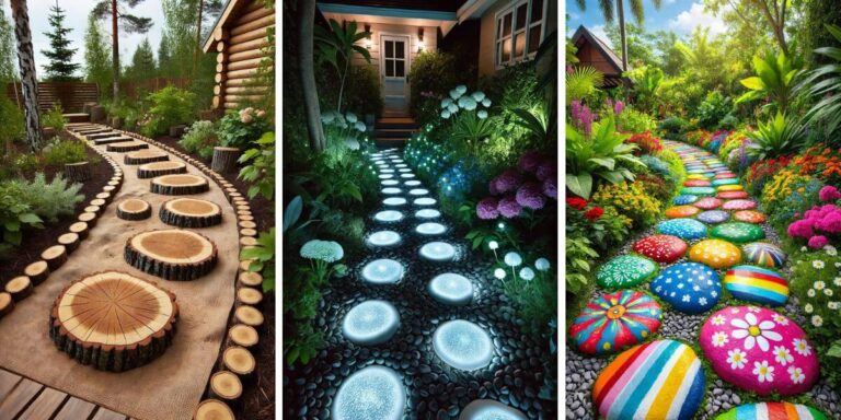 45 Whimsical Pathway Ideas for a Magical Garden