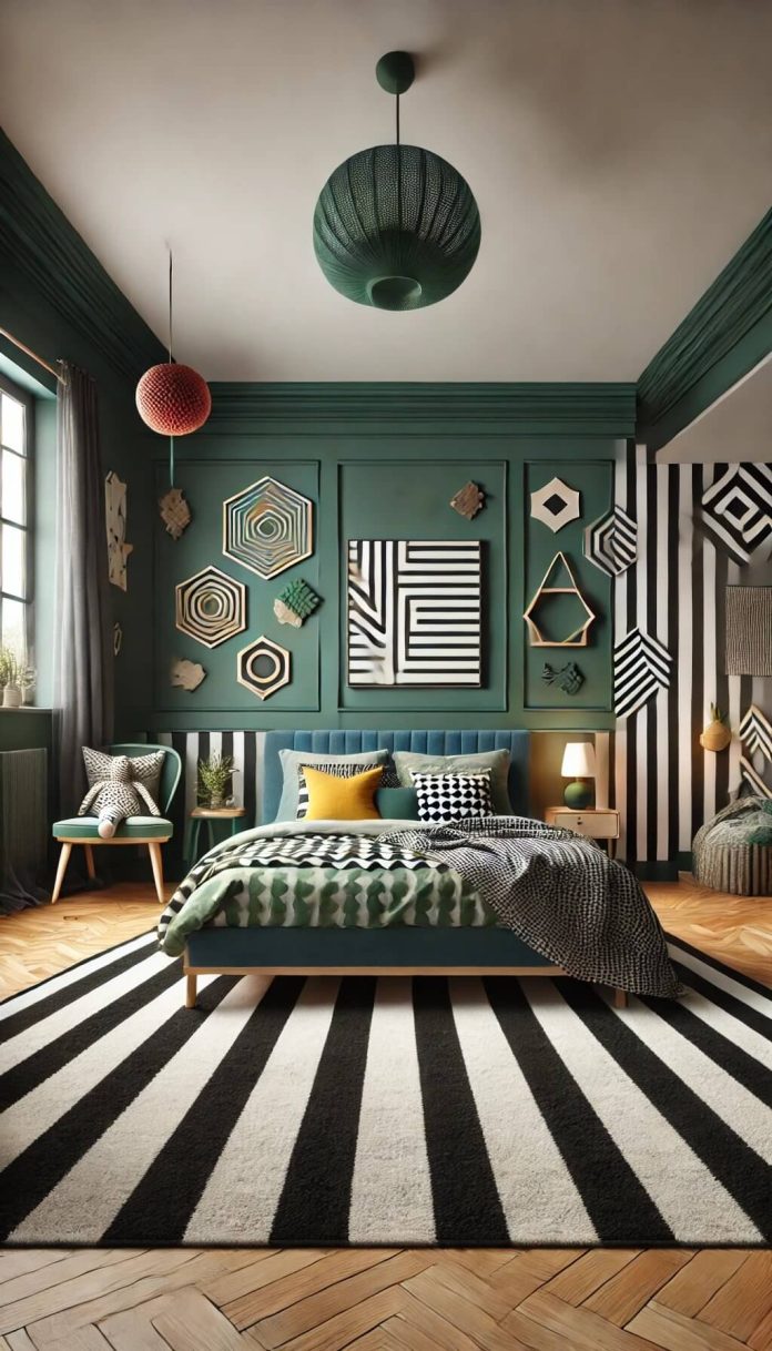 55+ Chic Black and Dark Green Bedroom Ideas for a Trendy Look (2024)