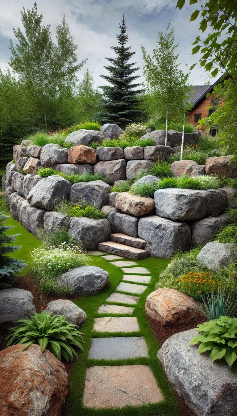 45 Creative Retaining Wall Ideas For Sloped Backyards To Transform Your 45 Creative Retaining Wall Ideas For Sloped Backyards To Transform Your
