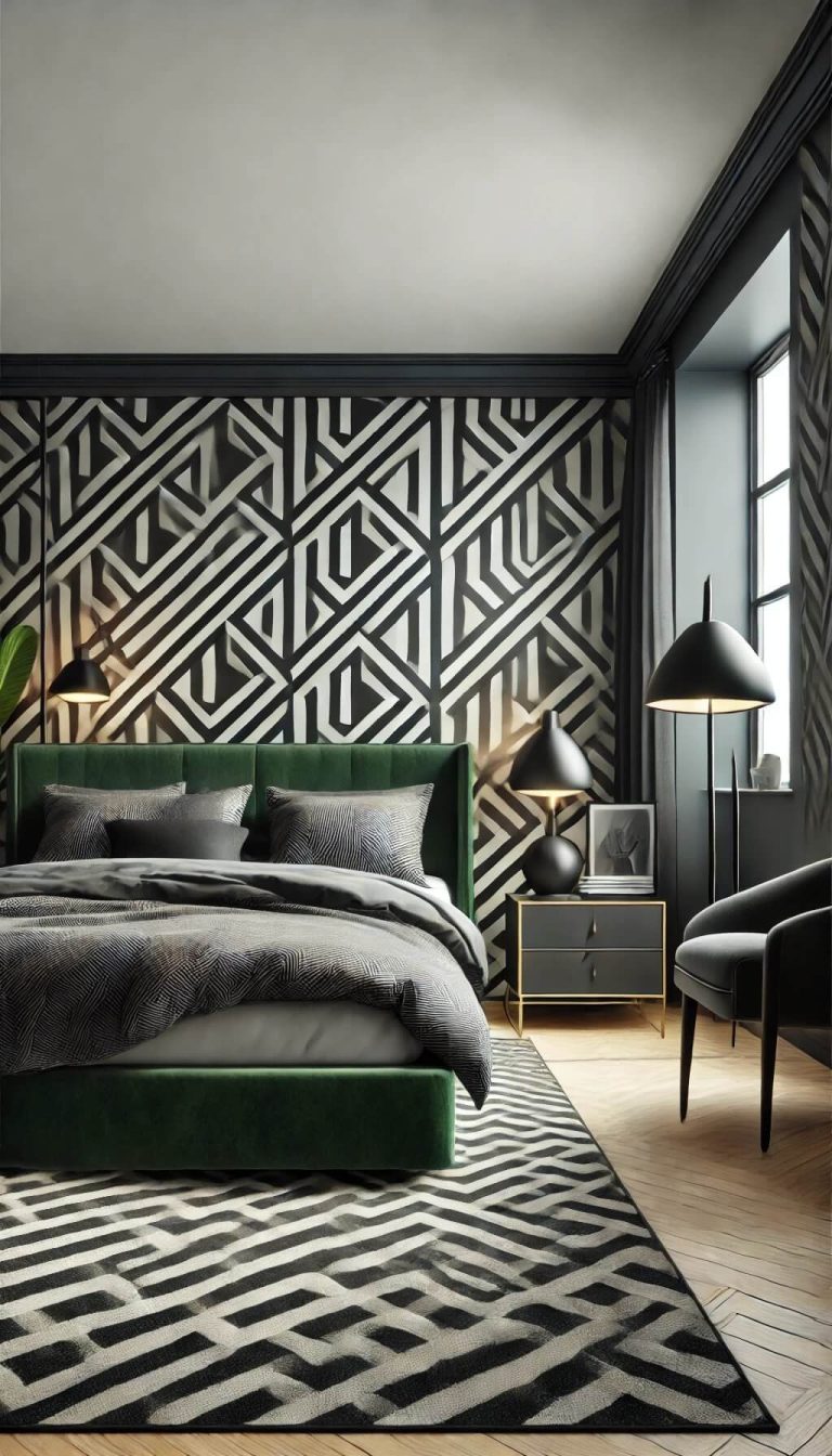 55+ Chic Black and Dark Green Bedroom Ideas for a Trendy Look (2024)
