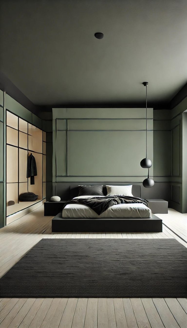 55+ Chic Black and Dark Green Bedroom Ideas for a Trendy Look (2024)