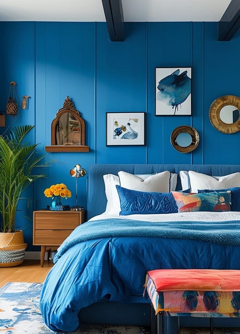 35 Captivating Blue Bedroom Ideas for a Cozy Atmosphere (2024)