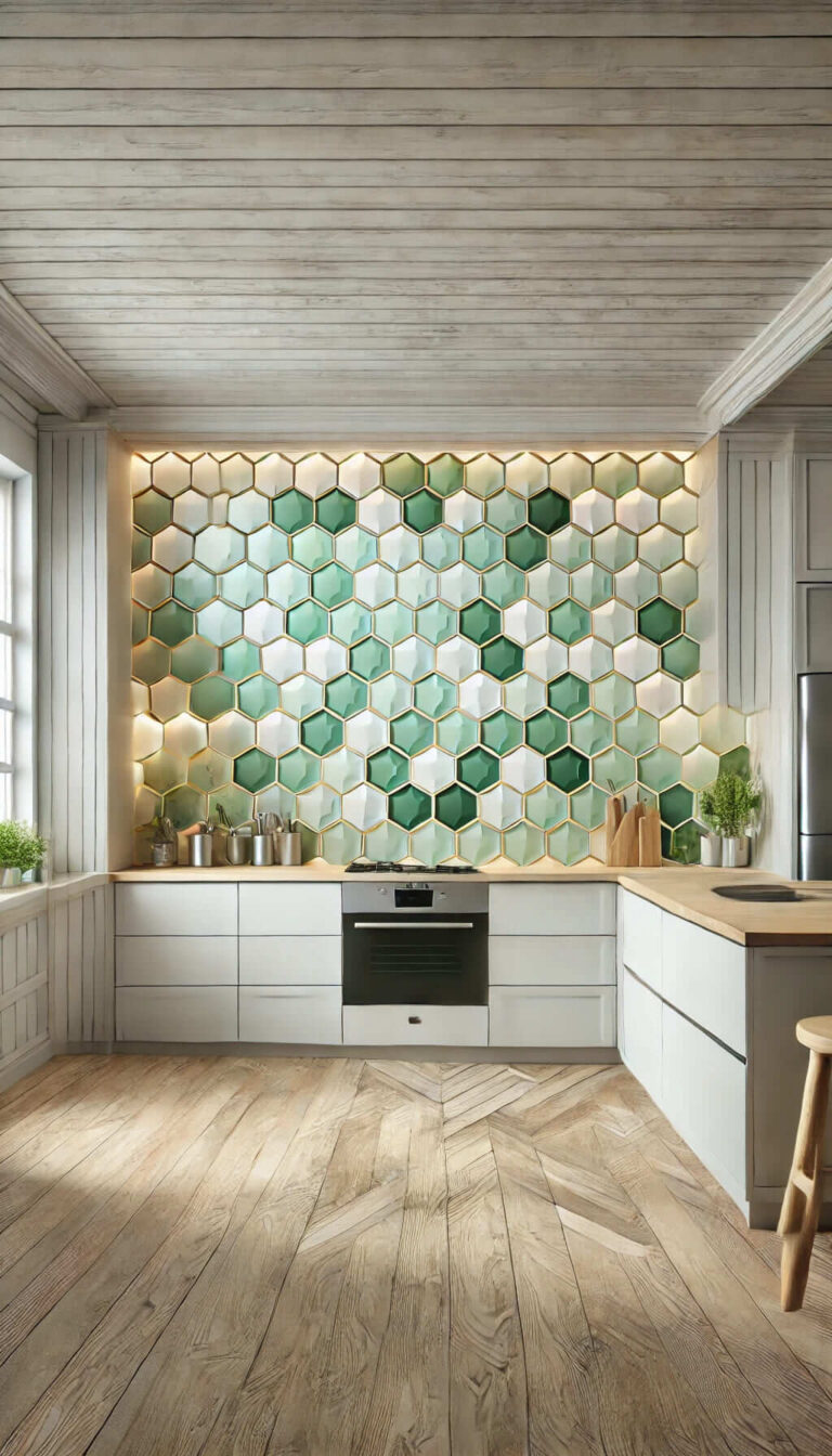 Photo inspiration: Picture Idea: 25 Elegant Geometric Accent Wall Ideas To Make Any Room
