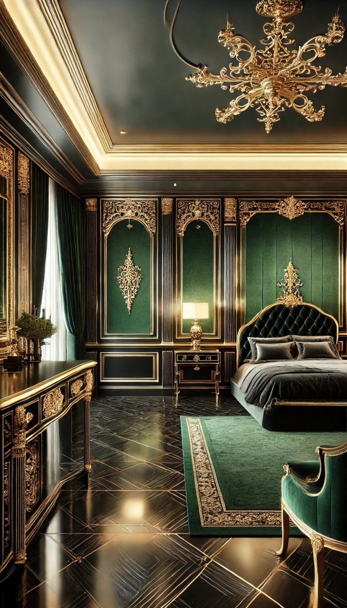 55+ Chic Black and Dark Green Bedroom Ideas for a Trendy Look (2024)
