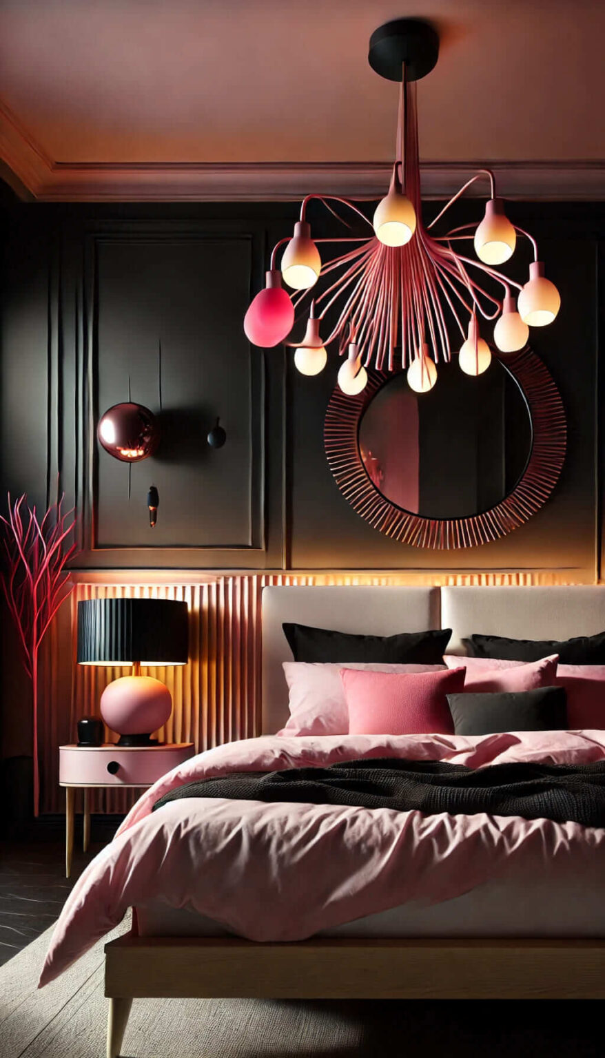 25 Bold Black and Pink Bedroom Ideas for a Chic Makeover (2024)