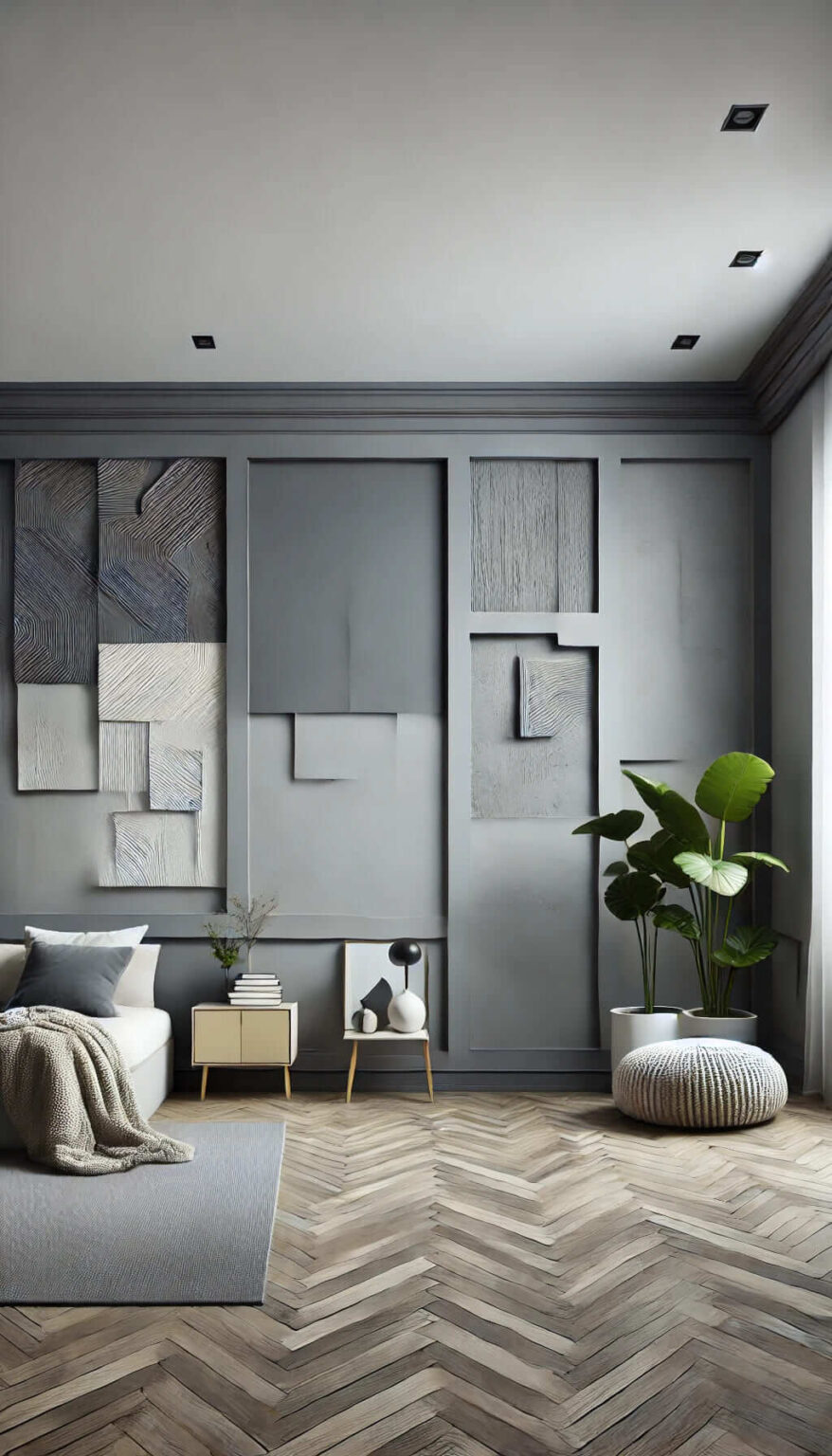 View of 25 Sophisticated Gray Accent Wall Ideas to Add Depth and Character (2024)