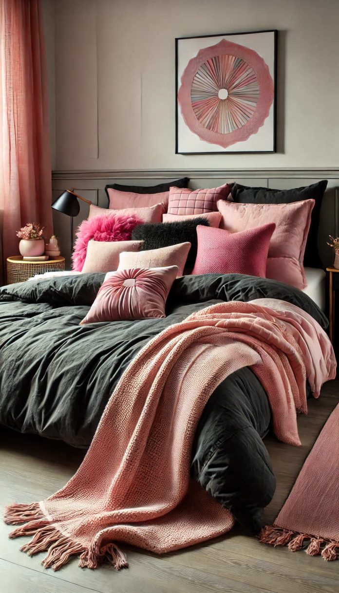 25 Bold Black and Pink Bedroom Ideas for a Chic Makeover (2024)