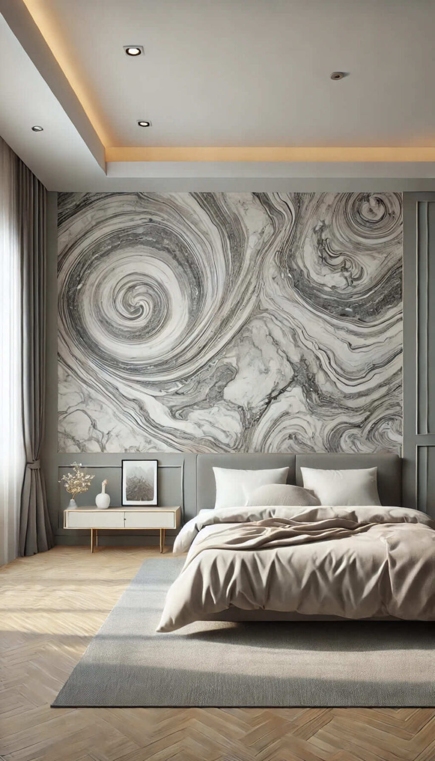 Image showcasing 25 Sophisticated Gray Accent Wall Ideas to Add Depth and Character (2024)