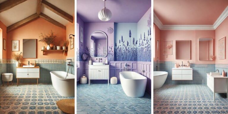What Colors Go With Blue Bathroom Tile Flooring? 15 Top Picks