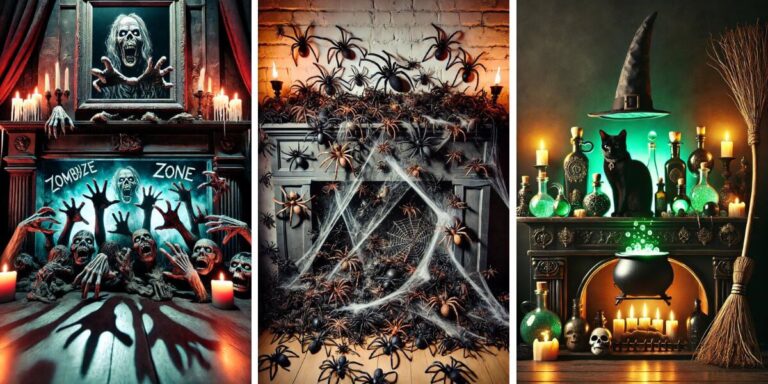 20 Spooky Halloween Mantel Decorations to Transform Your Home