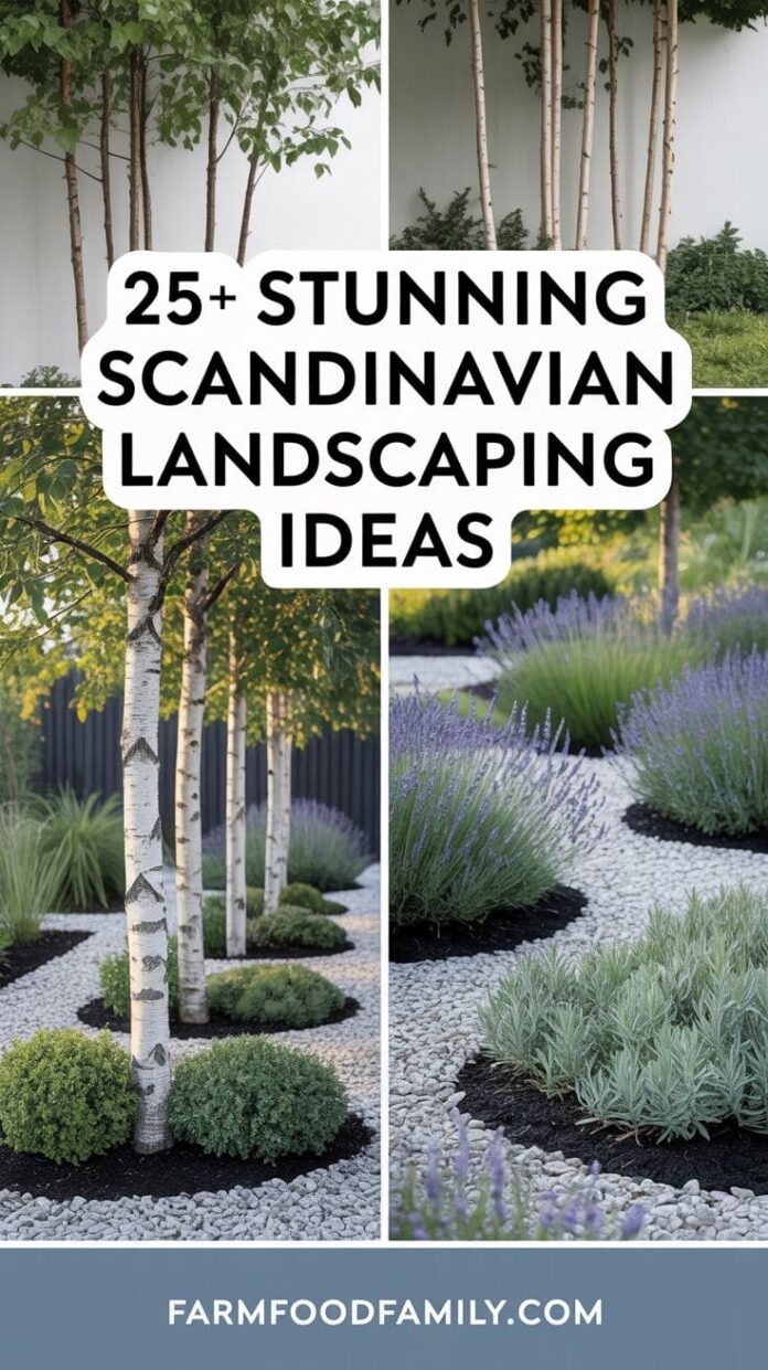 Image showcasing 25+ Stunning Scandinavian Landscaping Ideas That Will Transform Your ...