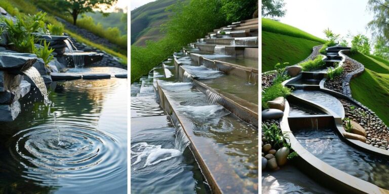 25+ Gorgeous Water Features for Sloped Landscapes That Add Instant Curb Appeal