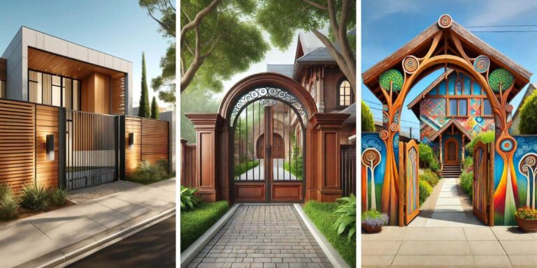15 Elegant Wood Driveway Gate Ideas to Impress Your Neighbors
