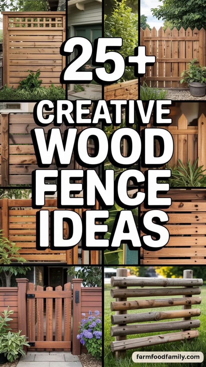 25 Wood Fence Ideas Full of Character and Charm (2026)