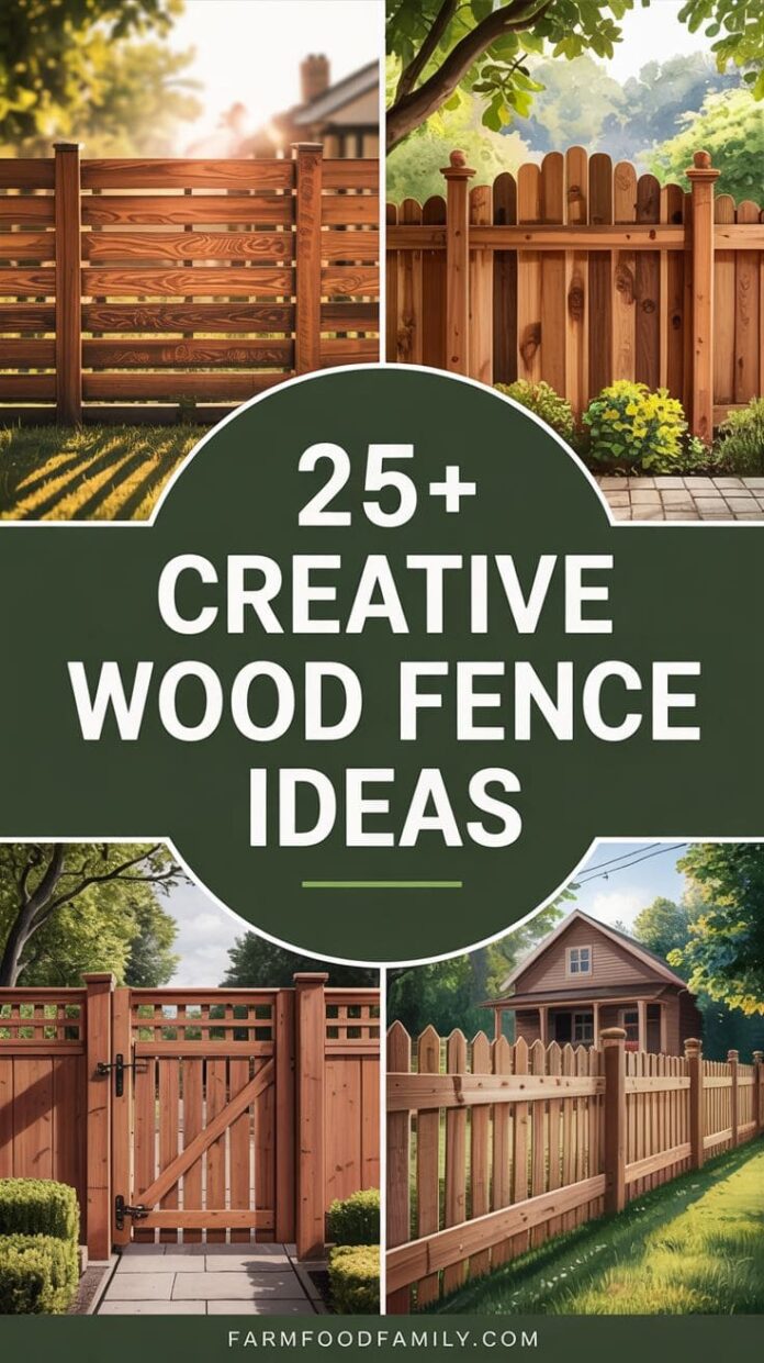 25 Wood Fence Ideas Full of Character and Charm (2026)