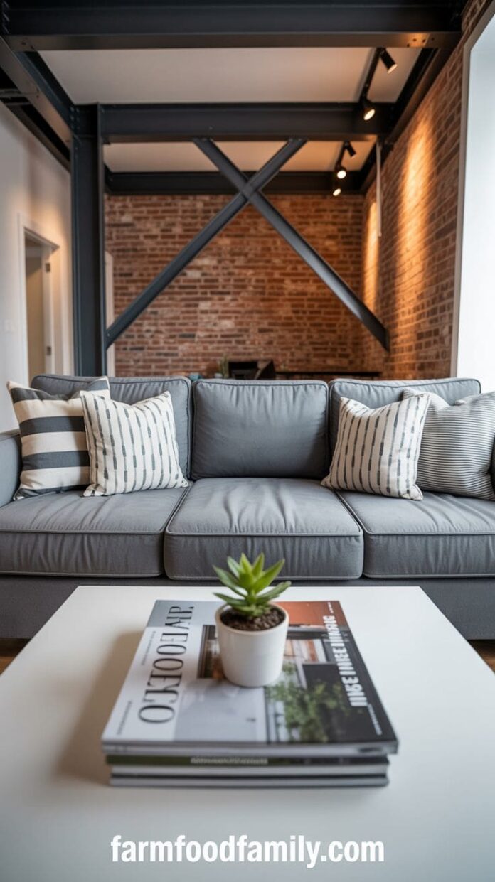 Image showcasing 35+ Must-See Industrial Living Rooms That Nail the Aesthetic (2026)